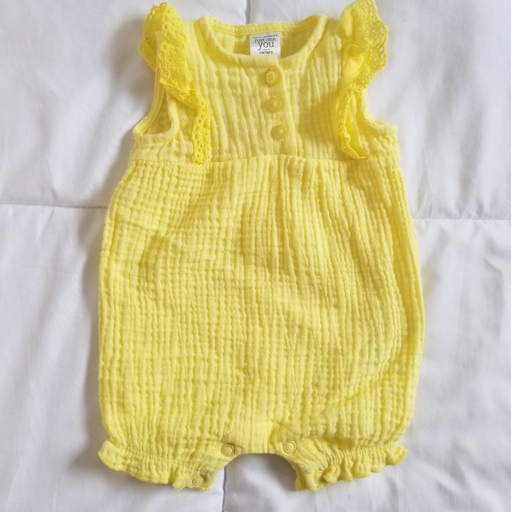 Newborn girl romper
